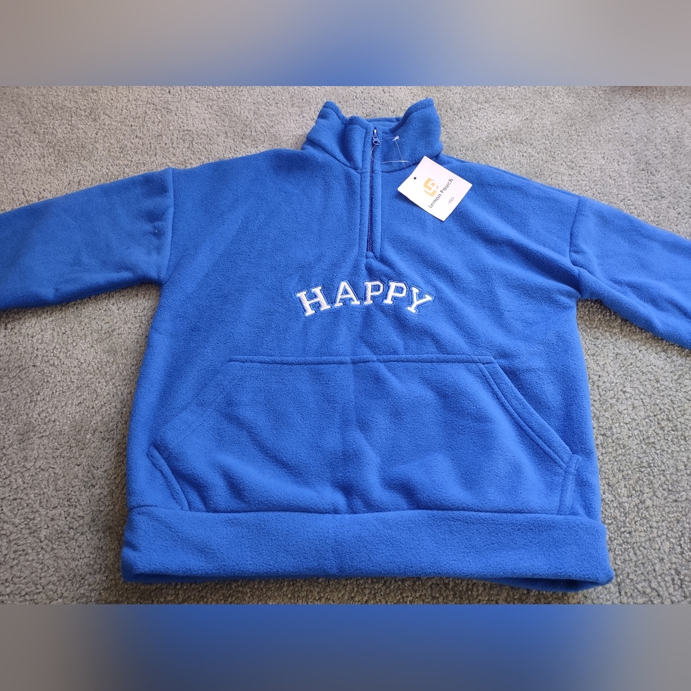 Boy Blue Half-Zip Fleece Pullover